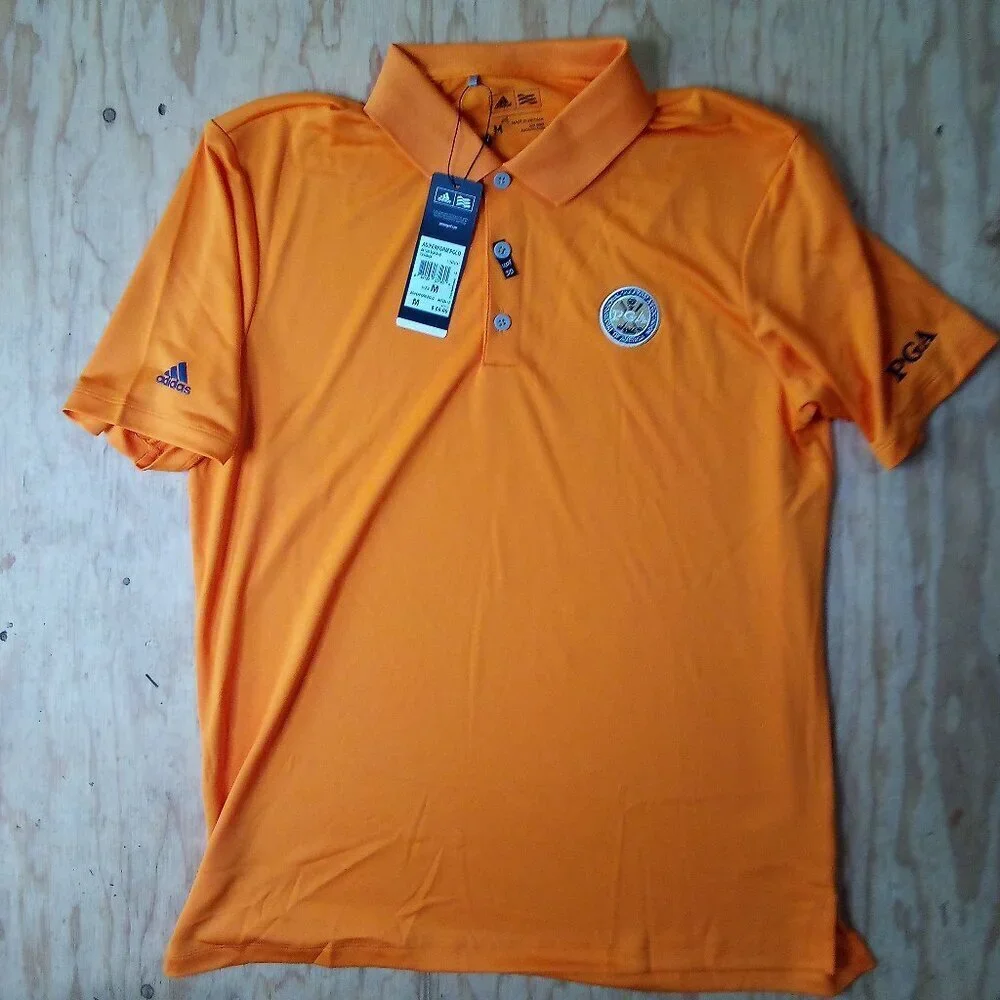 NWT Adidas Performance PGA Golf Polo Shirt